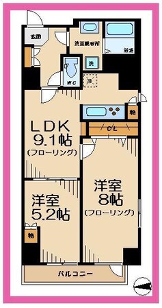 北松レジデンス の物件間取画像